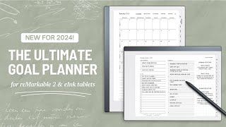 Maximize Your Productivity in 2024 with this Digital Planner for reMarkable Supernote amp Boox tablet [upl. by Theodoric915]