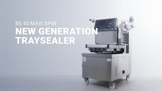 Schalensiegler BS 40 MAXI SPIN – Traysealer rotation function for more capacity [upl. by Neyrb]