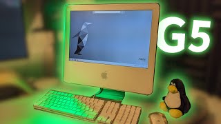 Modern Linux on an iMac G5 Adélie Linux rebound [upl. by Eamaj]