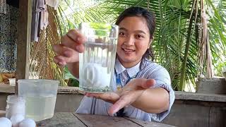 SCIENCE EXPERIMENT following SCIENTIFIC METHOD Floating Egg in Water [upl. by Yecram634]