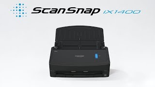 ScanSnap iX1400 – Simple OneTouch Button Document Scanner [upl. by Natsrik378]