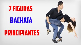 7 FIGURAS DE BACHATA PARA PRINCIPIANTES [upl. by Ennad]