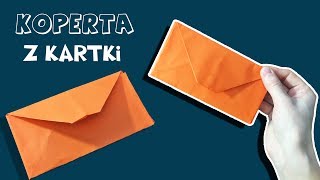 Jak zrobić kopertę Poradnik  krok po kroku  koperta DIY PAPER ENVELOPE [upl. by Callista]