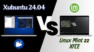 Xubuntu 2404 VS Linux Mint 22 XFCE  RAM Consumption [upl. by Nnylsor729]