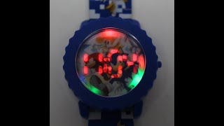 Sonic the Hedgehog LED digital watch by Accutime  Vintage [upl. by Nylirac]