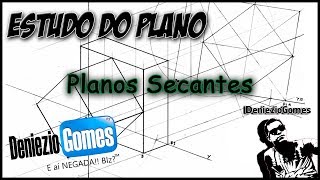 Geometria Descritiva  PLANOS SECANTES 12 [upl. by Calida]