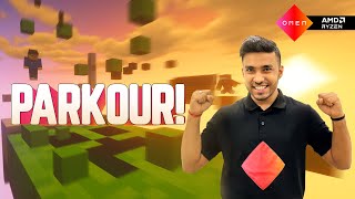 MINECRAFT PARKOUR BUILD  Ft UjjwalGamer [upl. by Luca]