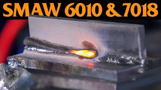 STICK WELDING for Beginners  SMAW 6010 amp 7018 [upl. by Northington]