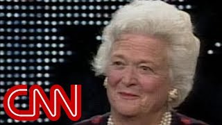 1994 Barbara Bush on her life in White House [upl. by Ericksen]