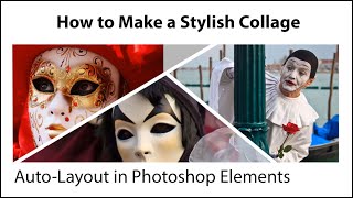 Make a Photo Collage in Photoshop Elements [upl. by Herriott530]