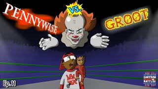 Pennywise Vs Groot  Cartoon Beatbox Battles [upl. by Tomasine]