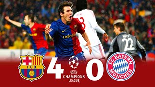 Barcelona 4 × 0 Bayern Munich  UCL Quarter Final 20082009 Extended Highlights amp Goals HD [upl. by Belinda57]