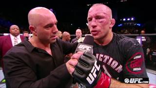 UFC 167 Georges StPierre Octagon Interview [upl. by Apilef361]