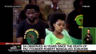 Robert Mangaliso Sobukwe I SA observes 43rd anniversary of the PAC founders death [upl. by Einaj]