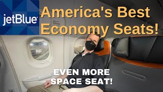 JetBlue  Americas Best Economy Seat  Even More Space Seat  BDLSJU [upl. by Ilrebma]