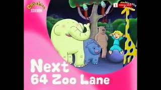 CBeebies Next 64 Zoo Lane After That Tweenies Bumper [upl. by Ydualc660]