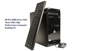 HP Pro 3400 Series MidTower Elite High Performance Computer Desktop PC Tech Market Support [upl. by Repsihw]