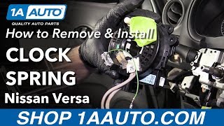 How to Remove Clock Spring 1214 Nissan Versa [upl. by Hedi142]