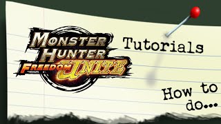 MHFU  Custom Quest Tutorial  PPSSPP [upl. by Ahsote837]