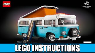 LEGO Instructions  Creator Expert  10279  Volkswagen T2 Camper Van [upl. by Yecart]