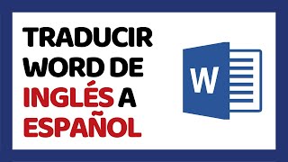 Cómo Traducir Word de Inglés a Español Sin Programas [upl. by Ayerhs]