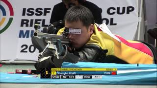 50m Rifle Prone Men Finals  ISSF World Cup in all events 2014 Munich GER [upl. by Ativet]