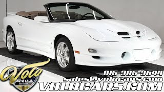 2002 Pontiac Trans AM WS6 for sale at Volo Auto Museum V19662 [upl. by Mij]