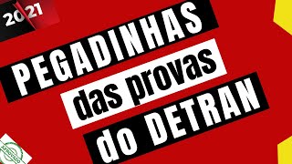 PEGADINHAS DAS PROVAS DO DETRAN – AS QUE MAIS CONFUNDEM [upl. by Gizela]