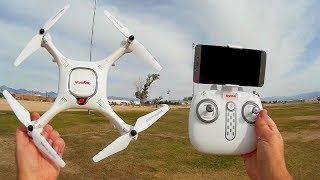 Syma X25 Pro GPS Camera Drone Review Pt 1 Range Testing [upl. by Phineas]