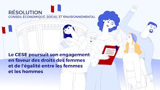 Egalité femmes  hommes  le CESE réaffirme son engagement [upl. by Lindsay]