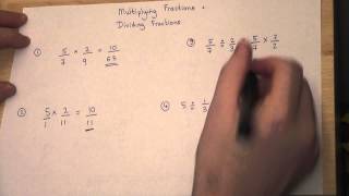 Fractions  the trick to multiplying and dividing fractions easily [upl. by Carrington]