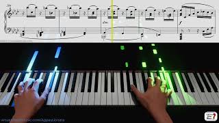 Appassionata Sonata Op 57 3rd movement by Ludwig Van Beethoven  Keyboard amp Piano Practice Video [upl. by Katsuyama269]