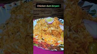 Hyderabadi specialKache gosht ki dum biryanichicken dum biryani 😋shotrsnonvegrecipefood131124 [upl. by Gombosi]