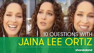 10 Questions with Jaina Lee Ortiz  Shondaland [upl. by Annoet]