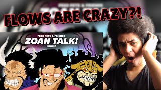 RAPPER REACTS TO PEO PETE amp FRIENDS  ZOAN TALK OFFICIAL LYRIC VIDEO ONE PIECE CYPHER [upl. by Boar]