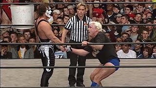 Final Episode of WCW Nitro Sting vs Ric Flair [upl. by Llib]