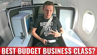 Review FlyDubai NEW 737MAX  BEST Budget Business Class [upl. by Llyrpa233]