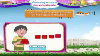 Learn Grade 1  Maths  Introducing the Minus Sign and Subtraction [upl. by Neellok]