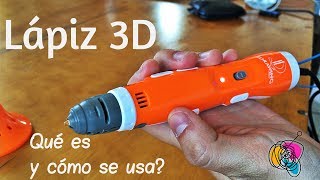 Qué es y cómo se usa un lápiz 3D [upl. by Yorled]