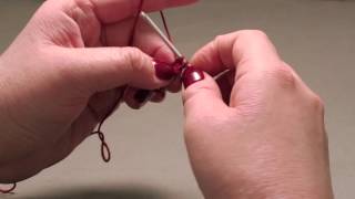 How to knit a kippah Step 2 [upl. by Tony494]