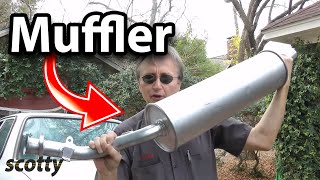 How to Replace a Muffler in Your Car [upl. by Nomyad]