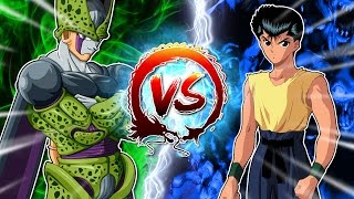 Cell Vs Yusuke CellGames  TeamFourStar [upl. by Darryl22]