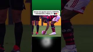 Gerson da aquela moral pro Gabigol vem bater o Pênalti Gerson Gabigol Flamengo Mengão nação [upl. by Obeded]