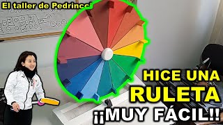 CÓMO HACER UNA RULETA diy homemade ruleta viralvideo [upl. by Adeuga]