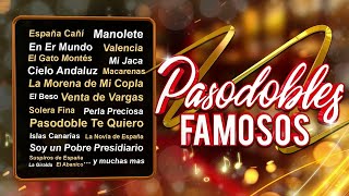 Pasodobles Famosos  España cañí Paquito Chocolatero En quoterquot mundo y muchos más [upl. by Nerret306]