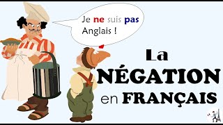 La Négation en francés  Cómo formar frases negativas en frances [upl. by Attenrev]