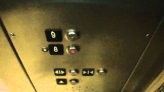 Schindler 330A Hydraulic Elevator Floors 89 FLL Airport Cypress Garage Broward County FL [upl. by Yessac]