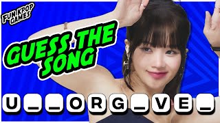 GUESS THE KPOP SONG BY THE INCOMPLETE NAME 1  FUN KPOP GAMES 2023 [upl. by Ecikram388]