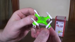 Cheerson  CX10 2014 Worlds Smallest Quadcopter  Review and Flight [upl. by Julianne509]