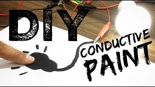 DIY How To Make Conductive Paint At Home  Part 1 [upl. by Yetnom150]